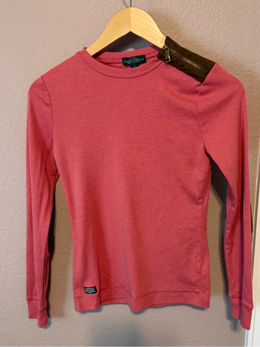 Lauren Ralph Lauren Women’s Long-Sleeve Crewneck Top - Dusty Rose